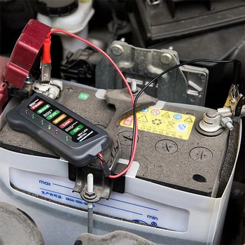 12V Universal Car Motorcycle Tester Fault Detector Battery Tester Digital Alternator Tester Car Diagnostic Car Auto Repair