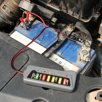 12V Universal Car Motorcycle Tester Fault Detector Battery Tester Digital Alternator Tester Car Diagnostic Car Auto Repair