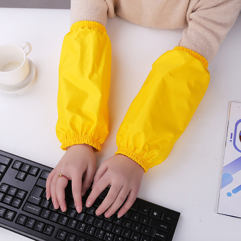 Manșetă versiunea coreeană de culoare solidă de lucru pentru mâneci de bucătărie de lungime medie pentru bărbați și femei