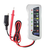 Verificator baterie auto Analizor baterie auto Instrument pentru baterii auto Verificator baterie cu indicator LED Instrument de diagnosticare Accesorii auto