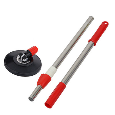 Înlocuire mâner pentru stâlp de mop cu rotire pentru podea, cu rotație de 360 de grade, stâlp pentru mop, fără pedală, versiunea Kit de instrumente de curățare a mânerului