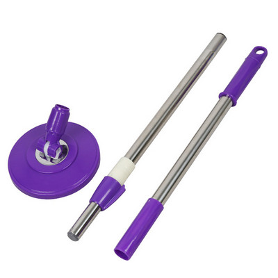 Înlocuire mâner pentru stâlp de mop cu rotire pentru podea, cu rotație de 360 de grade, stâlp pentru mop, fără pedală, versiunea Kit de instrumente de curățare a mânerului