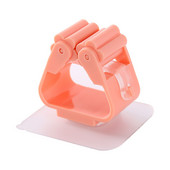 Accesorii pentru mop Tampoane fără urme Agrafă Agățat fără găuri Mătură Tack Adeziv Cârlig Clemă Toaletă puternică Raft montat pe perete