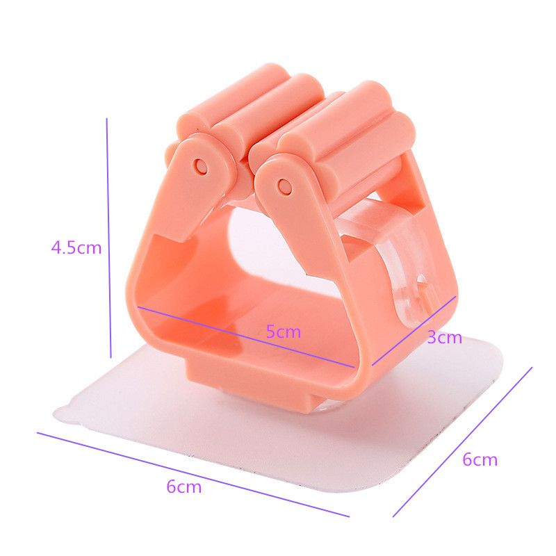 Mop dodaci Traceless Swabs Clip Bez rupa Viseća metla Tack Ljepljiva kuka Stega Jaka toaletna polica na zidu