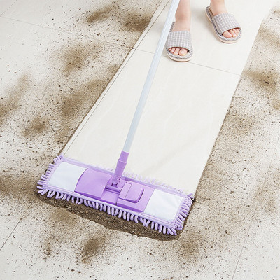 Spălare rotativă 360 Mop plat Mop pivotant Pânză de uz casnic pentru curățarea podelei umede și uscate Tampoane rapide Carcasă Mop și găleți cu centrifugare uscată
