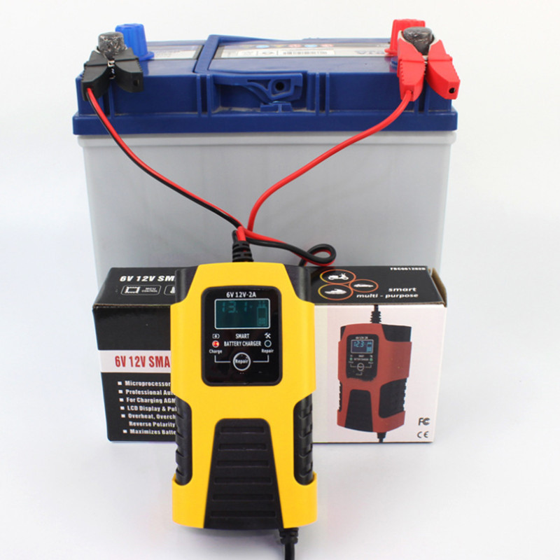Nou! Încărcător inteligent pentru baterii auto 6V 12V Auto Motociclete Camioane AGM Plumb-Acid Reparare automată Desulfator Accesorii
