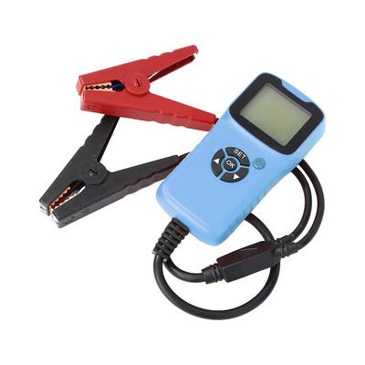 Analizor de sistem LCD pentru baterii de mașină cu clemă Tester de tensiune pentru mașină încorporat Tester de circuit automat pentru ton de prompter Instrument de diagnosticare antișoc