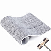 Tampoane pentru mop Înlocuiește pânza Mop plat Tip clemă Fibră superfină Absorbție de apă Cap mop prins Clip pentru pat plat 22*38cm