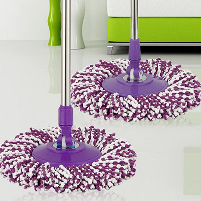 Universalus šluostės galvutės papildymas besisukančios šluostės, mikropluošto apvalios 16 mm šluostės, mikropluošto skudurų šluostės keitimo valymo įrankis