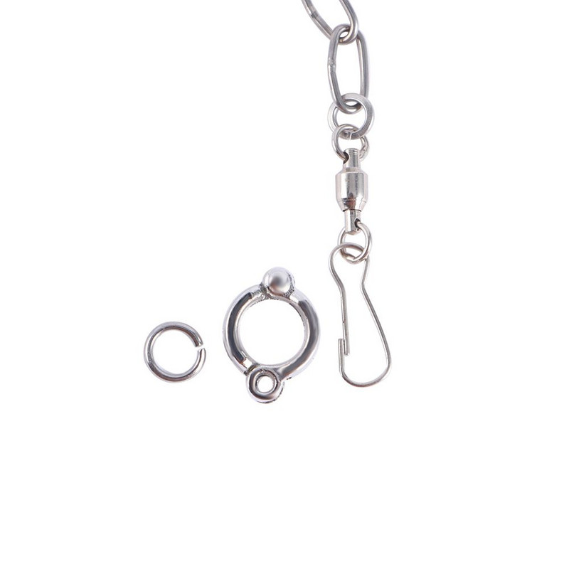 Lovebirds glezna despicată antrenament pentru zbor, lesă din oțel inoxidabil, inel pentru picior de papagal, ham cu lanț pentru picior de pasăre