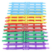 Inel pentru picioare din plastic moale din PVC 8mm 10mm 12mm 14mm 16mm Inel pentru picior de identificare pentru pui Material pentru păsări Ham pentru papagali 50 buc