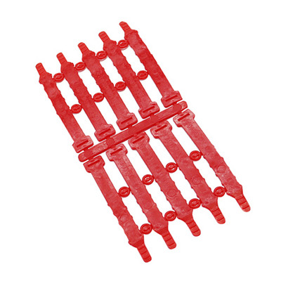 Inel pentru picioare din plastic moale din PVC 8mm 10mm 12mm 14mm 16mm Inel pentru picior de identificare pentru pui Material pentru păsări Ham pentru papagali 50 buc