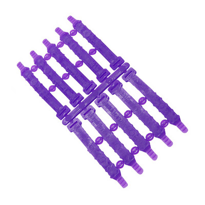 Inel pentru picioare din plastic moale din PVC 8mm 10mm 12mm 14mm 16mm Inel pentru picior de identificare pentru pui Material pentru păsări Ham pentru papagali 50 buc