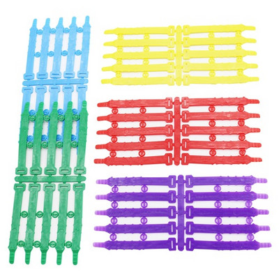 Inel pentru picioare din plastic moale din PVC 8mm 10mm 12mm 14mm 16mm Inel pentru picior de identificare pentru pui Material pentru păsări Ham pentru papagali 50 buc