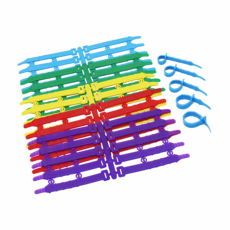 Inel pentru picioare din plastic moale din PVC 8mm 10mm 12mm 14mm 16mm Inel pentru picior de identificare pentru pui Material pentru păsări Ham pentru papagali 50 buc