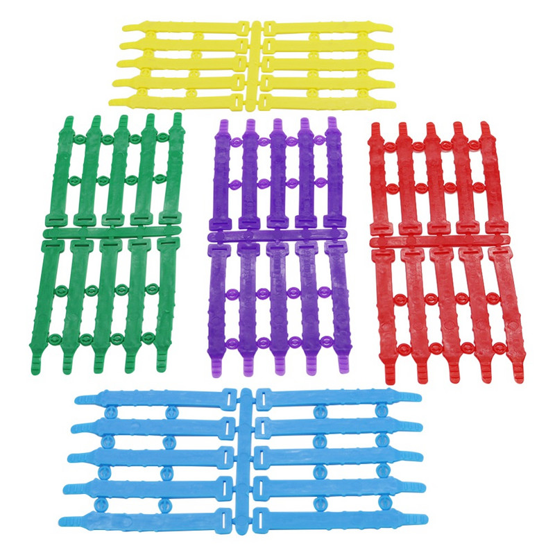 Inel pentru picioare din plastic moale din PVC 8mm 10mm 12mm 14mm 16mm Inel pentru picior de identificare pentru pui Material pentru păsări Ham pentru papagali 50 buc