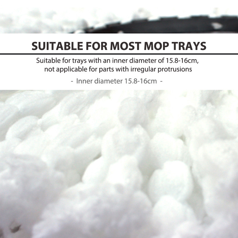 Universalus šluostės galvutės papildymas besisukančios šluostės, mikropluošto apvalios 16 mm šluostės, mikropluošto skudurinės šluostės keitimo valymo įrankis