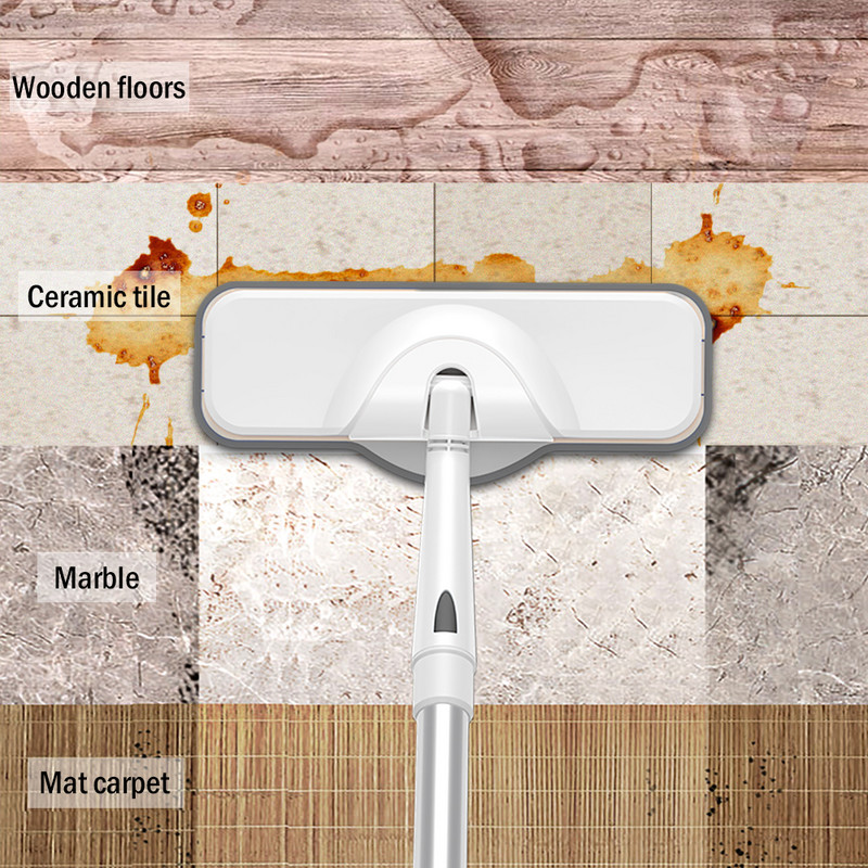 3 БР. Сменете главата на мопа за парна бърсачка Кърпа за почистване на подове Микрофибърни самоизцеждащи се подложки за пране на домашни парцали Различни мопове