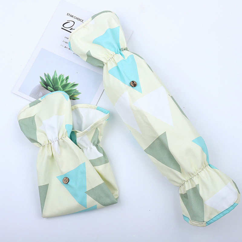 Tacâmuri Bandere de protecție pentru muncă, mâneci lungi, impermeabile, anti-murdare, pentru bărbați, femei, bucătărie, pentru gătit, pentru braț, manșete rezistente la ulei