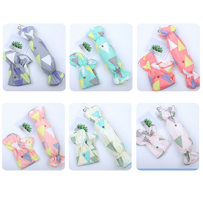 Tacâmuri Bandere de protecție pentru muncă, mâneci lungi, impermeabile, anti-murdare, pentru bărbați, femei, bucătărie, pentru gătit, pentru braț, manșete rezistente la ulei