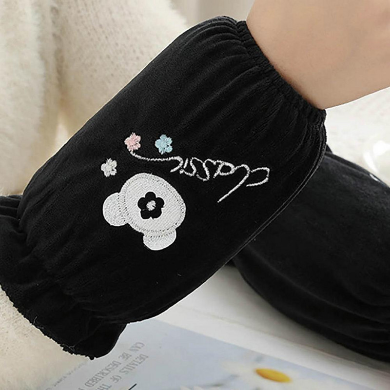 1 pora Valymo rankovių Žieminiai purvui atsparūs apsauginiai rankovių dažymas animacinių filmų siuvinėjimas Rankovės dengia namų apyvokos daiktus