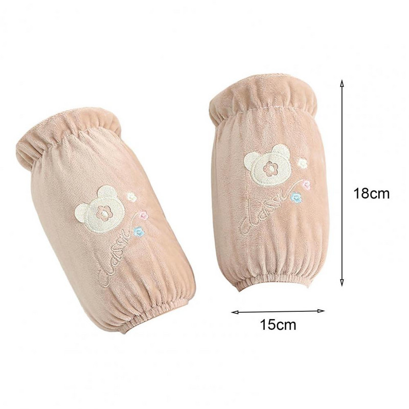 1 pora Valymo rankovių Žieminiai purvui atsparūs apsauginiai rankovių dažymas animacinių filmų siuvinėjimas Rankovės dengia namų apyvokos daiktus