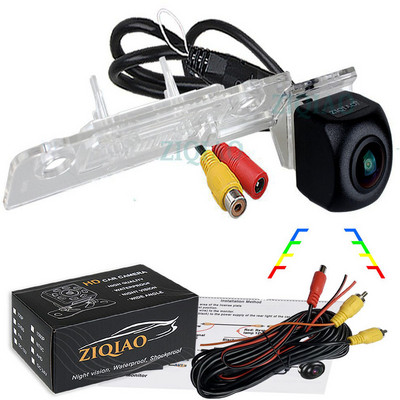 ZIQIAO pentru Skoda Octavia A5 2008-2014 Accesorii pentru iluminarea plăcuței Cameră spate HD HS086