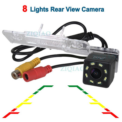 ZIQIAO pentru Skoda Octavia A5 2008-2014 Accesorii pentru iluminarea plăcuței Cameră spate HD HS086