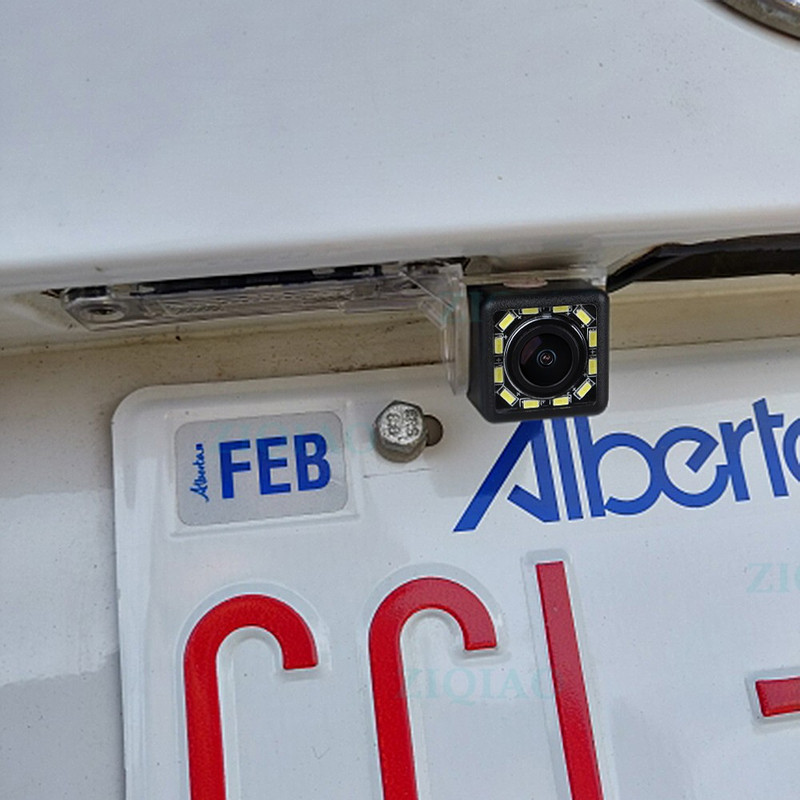 ZIQIAO pentru Skoda Octavia A5 2008-2014 Accesorii pentru iluminarea plăcuței Cameră spate HD HS086