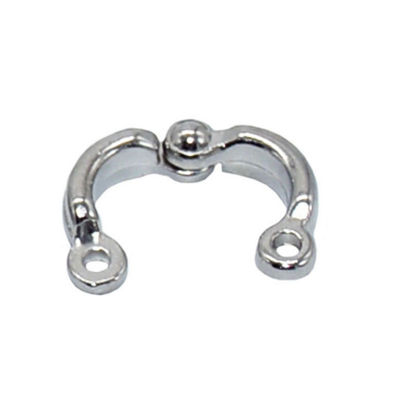 1 buc Inele pentru picioare papagal Inele metalice pentru picioare de pasăre pentru animale de companie Activitate de antrenament pentru muscă în aer liber Clip de deschidere anti-pierdere Accesorii pentru lesă 4-15 MM