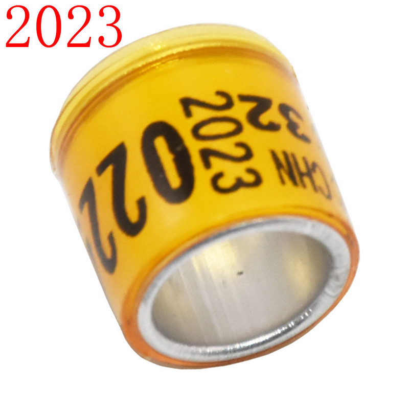 50 buc 2023 inel pentru picior de porumbel multicolor cu cercei cu cuvinte, inel de pasăre durabil de calitate, inel pentru picior de porumbel de curse, instrumente pentru păsări