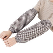 Mâneci din bumbac pur pentru adulți, lungi, de primăvară și vară, mâneci de braț pentru bărbați și femei, care îngroșează mânecile de lucru