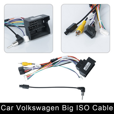 ISO kábelkocsi Android Player 2D sztereó rádió tartozékai Kia Suzuki VW Hyundai Honda Toyota Nissan Mitsubish Ford Outlande készülékhez