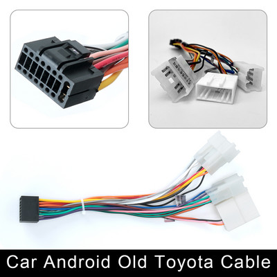 ISO kábelkocsi Android Player 2D sztereó rádió tartozékai Kia Suzuki VW Hyundai Honda Toyota Nissan Mitsubish Ford Outlande készülékhez