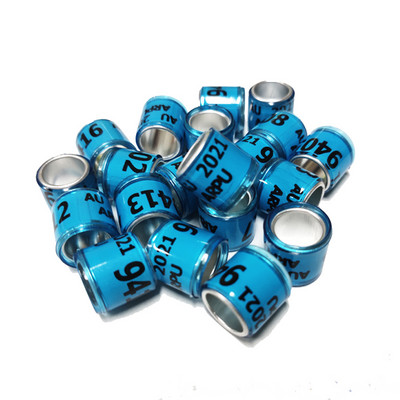 20 buc. Inel pentru picior de porumbel de dresaj, benzi din plastic și aluminiu pentru picioare de păsări pentru pui Bantam Finch Porumbel Iubire Prepeliță Păsări mici 8mm