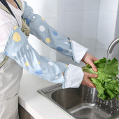 Bucătărie gătit peste mâneci secțiune lungă mâneci antifouling mânecă de curățare impermeabilă pentru articole de curățare de uz casnic