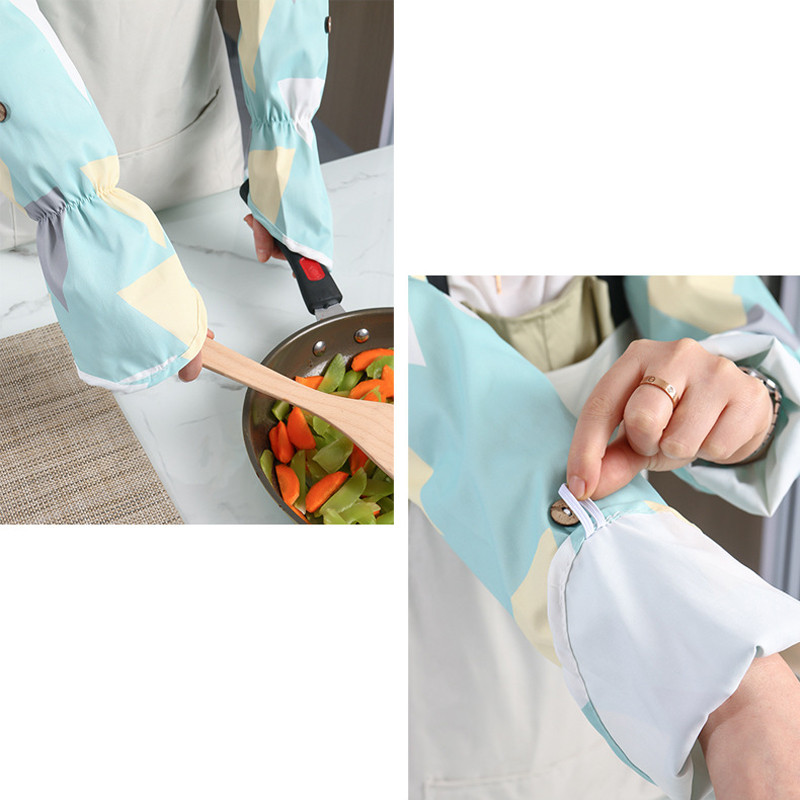 Bucătărie gătit peste mâneci secțiune lungă mâneci antifouling mânecă de curățare impermeabilă pentru articole de curățare de uz casnic