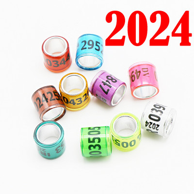 50 kom. Izdržljivi digitalni prstenovi za ptičje šape u stilu 2024. Upravljanje identitetom Alat za obuku utrka golubova Pribor za identifikaciju