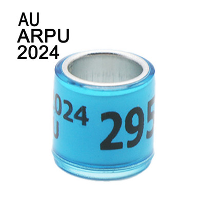 50 vnt 2024 stiliaus patvarūs skaitmeniniai paukščių pėdų žiedai tapatybės valdymo balandžių lenktynių treniruočių įrankių identifikavimo reikmenys