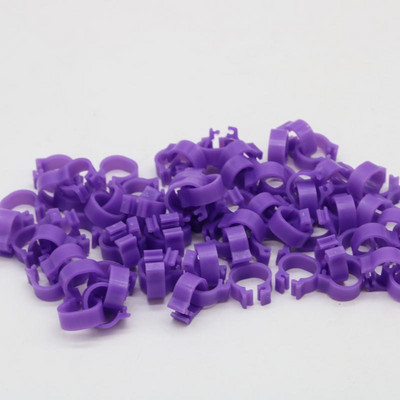 Inele pentru porumbei 8mm Inel de identificare baionetă Deschidere Inel pentru porumbei Culoare Inel pentru picior de porumbel Accesorii pentru porumbei Aparate pentru păsări 100 buc