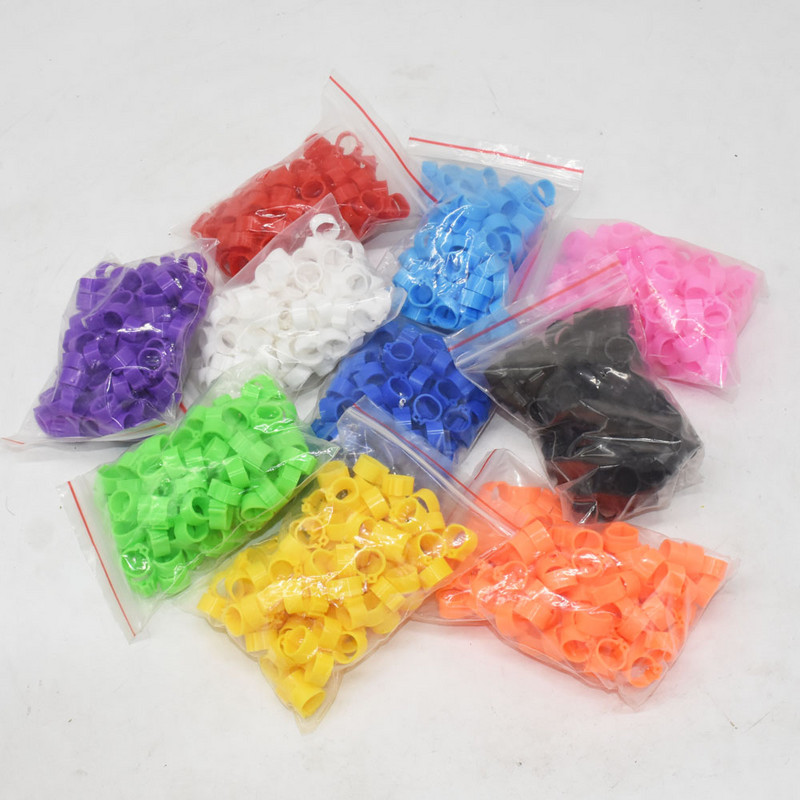 100 buc Inele porumbei 10mm Inel de identificare baionetă Deschidere Inel pentru porumbei Culoare Inel pentru picior de porumbei Materiale pentru porumbei