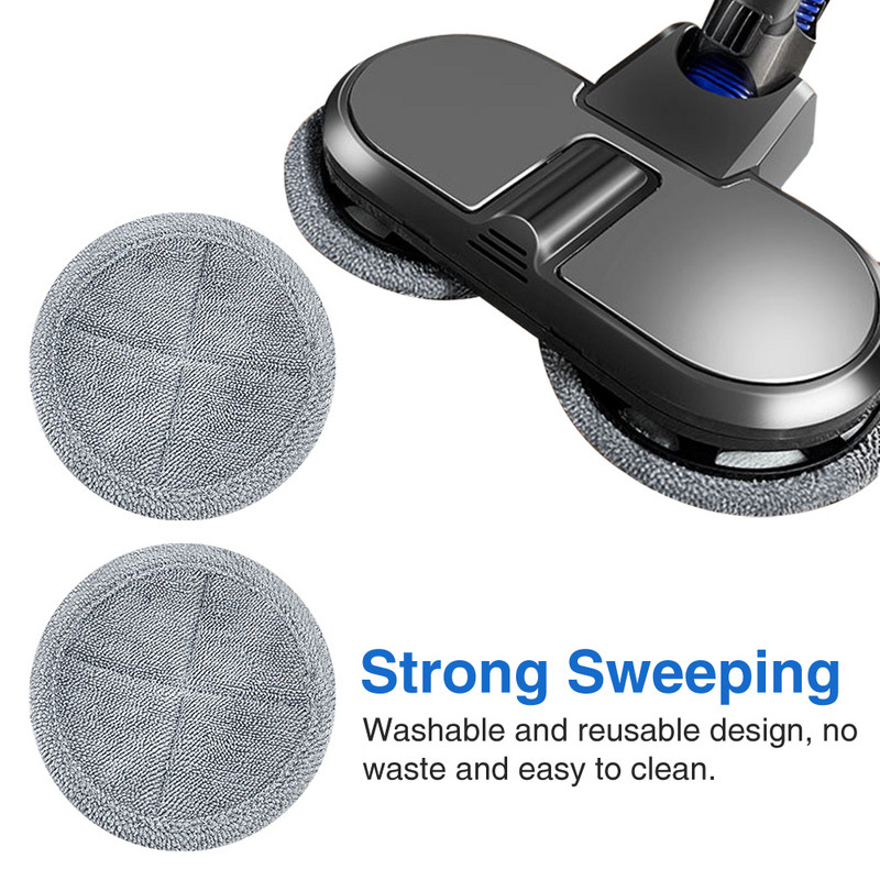Piese de schimb din microfibră pentru casă Mop electric moale Instalare ușoară Tampă de mop Spălarea podelei Curățare Lavabilă Reutilizabilă