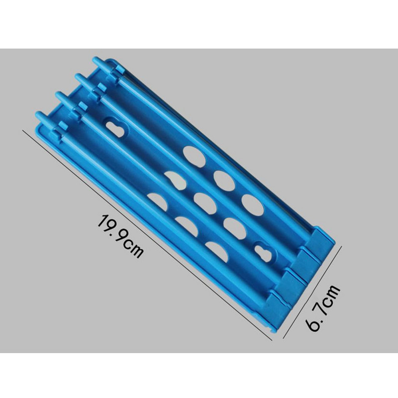 Baložu pēdas gredzenu turētājs 4 rindas, liela telpa, daudzkrāsains piekarināms kāju gredzenu statīvs Putnu plaukta piederumi