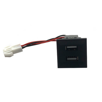 Двойно USB зарядно устройство за автомобил 3A 12-24V Промоционално LED USB зарядно за автомобилен захранващ адаптер за VW Transporter T5 2003-2009 зарядно за кола