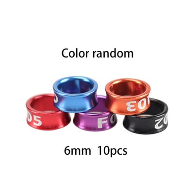 10 bucăți instrument de antrenament de zbor inel pentru picior cu numerotate păsări papagali inel pentru picior etichetă de identificare pentru competiție din aluminiu în aer liber