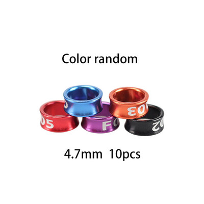 10 bucăți instrument de antrenament de zbor inel pentru picior cu numerotate păsări papagali inel pentru picior etichetă de identificare pentru competiție din aluminiu în aer liber