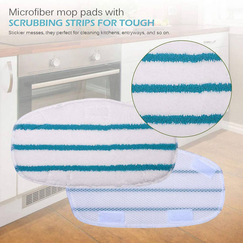 4 bucăți Mop pentru podea cu gresie Cap pentru camera de zi Capete de curățare Dispozitiv de îndepărtare a prafului Instrument de curățare a casei de înlocuire pentru PurSteam