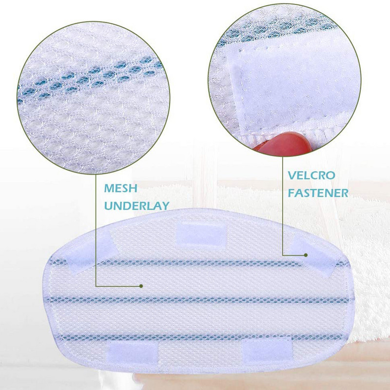 4 bucăți Mop pentru podea cu gresie Cap pentru camera de zi Capete de curățare Dispozitiv de îndepărtare a prafului Instrument de curățare a casei de înlocuire pentru PurSteam