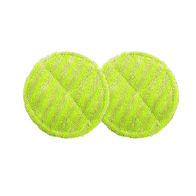 2 Pieces Rotary Electric Mops Replacement Pad Round Shaped Mat Living Room