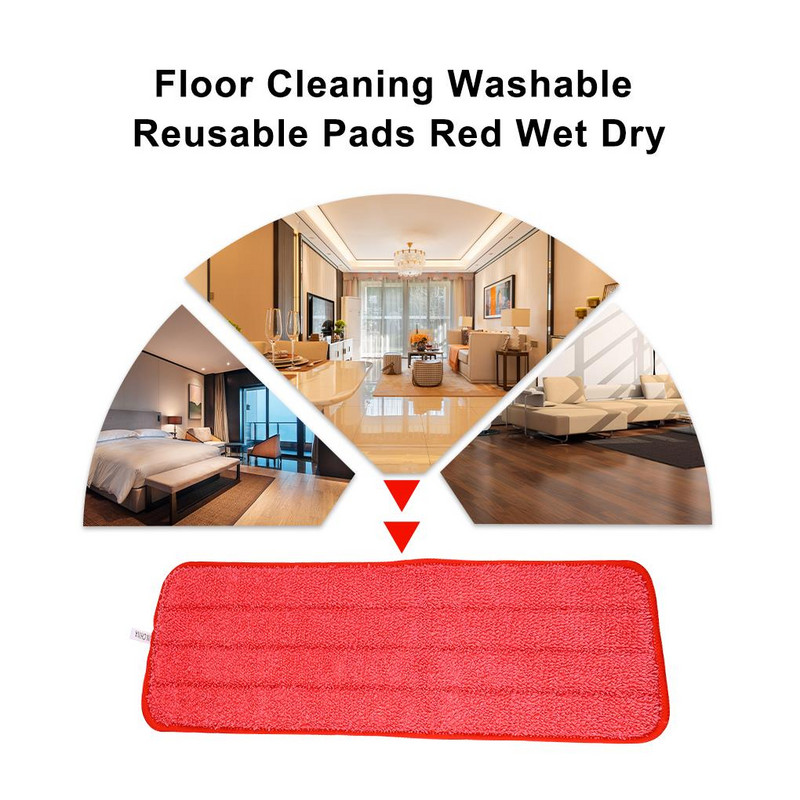 2 bucăți capete de mop plate de schimb absorbante autoadezive pentru curățarea podelei tampoane lavabile ustensile de praf pentru baie